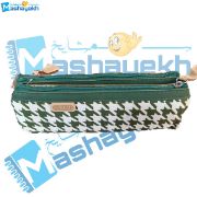تصویر  جامدادی کپیتال مدل دو زیپ (سبز سفید)