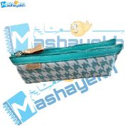 تصویر  جامدادی کپیتال مدل دو زیپ سبزآبی