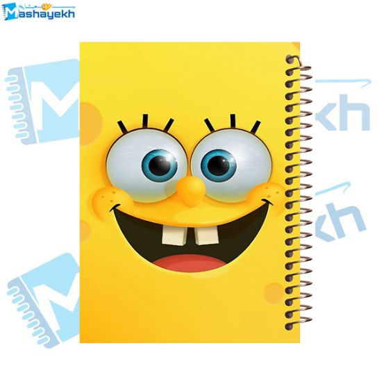 تصویر  دفتر مشق 60 برگ مشایخ طرح باب اسفنجی  ( SpongeBob )کد MN618