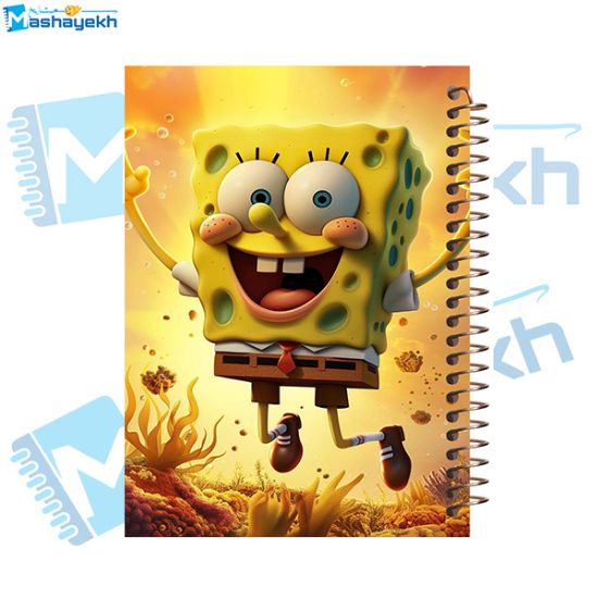 تصویر  دفتر مشق 60 برگ مشایخ طرح باب اسفنجی  ( SpongeBob )کد MN619
