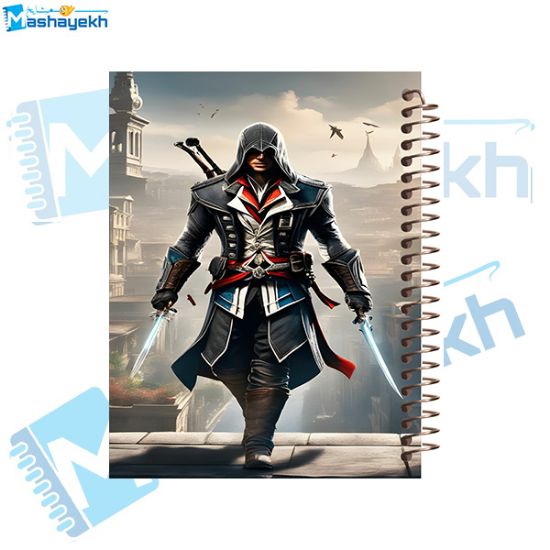 تصویر  دفترمشق 60 برگ مشایخ طرح اساسینز کرید (ASSASSIN S CREED) کد MN638 