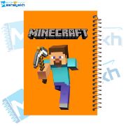تصویر  دفتر مشق 60 برگ مشایخ طرح ماینکرافت (MINECRAFT) مدل استیو کد MN639