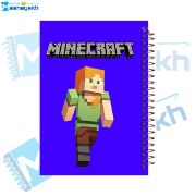 تصویر  دفتر مشق 60 برگ مشایخ طرح ماینکرافت (MINECRAFT) مدل الکس کد MN650