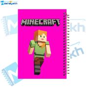 تصویر  دفتر مشق 60 برگ مشایخ طرح ماینکرافت (MINECRAFT) مدل الکس کد MN650