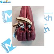 تصویر  جامدادی کپیتال مدل دو زیپ رنگ زرشکی