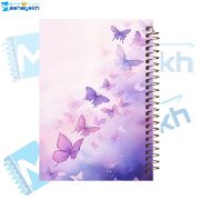 تصویر  دفتر مشق 100 برگ مشایخ طرح پروانه وینتیج کد YN663