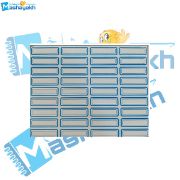 تصویر  برچسب دور آبی سایز 6 مدل N.R.G