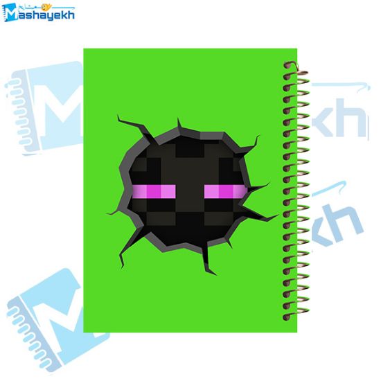 تصویر  دفتر مشق 100 برگ مشایخ طرح ماینکرافت (MINECRAFT) مدل اندرمن کد YN811
