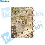 تصویر  دفتر خاطرات 60 برگ مشایخ طرح  وینتیج کد ART147