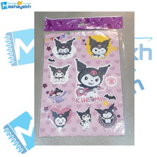 تصویر  استیکر طرح کرومی (KUROMI) 