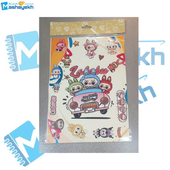 تصویر  استیکر طرح لبوبو کد 2
