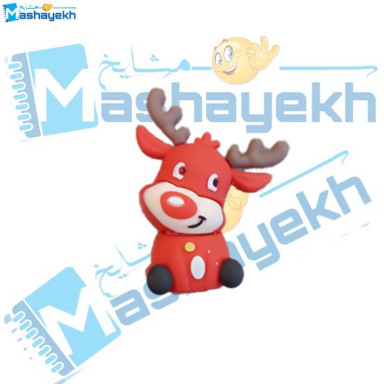 تصویر  تراش سیلیکونی طرح گوزن بابانوئل مدل کریسمس