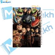 تصویر  دفتر مشق 100 برگ مشایخ طرح اژدهاسواران کد YN247 