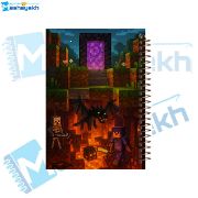 تصویر  دفتر زبان 60 برگ مشایخ طرح ماینکرافت (MINECRAFT) کد MLA833