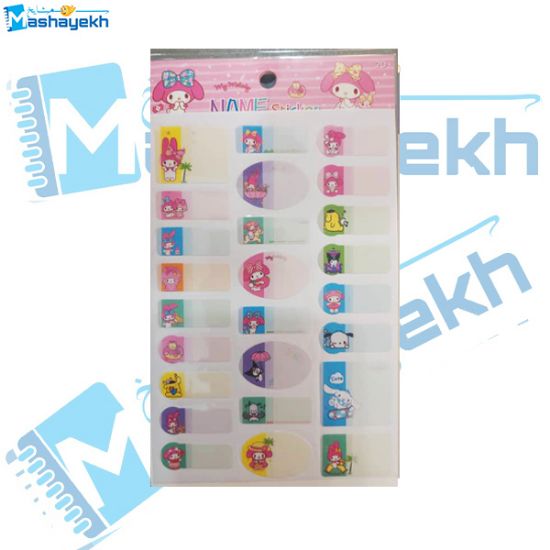 برچسب مداد طرح ملودی بسته 23 عددی