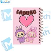 تصویر  دفتر لغت فارسی 100 برگ مشایخ طرح لبوبو (LABUBU) کد VLF466