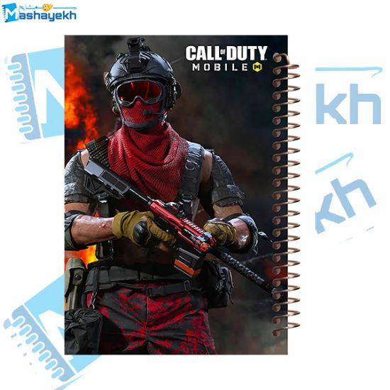تصویر  دفتر لغت معنی فارسی 100 برگ مشایخ طرح بازی کالاف (CALL OF DUTY) کد VLF299