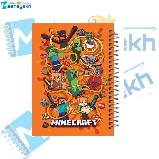 تصویر  دفتر لغت معنی فارسی 100 برگ مشایخ طرح ماینکرافت (MINECRAFT) کد VLF311