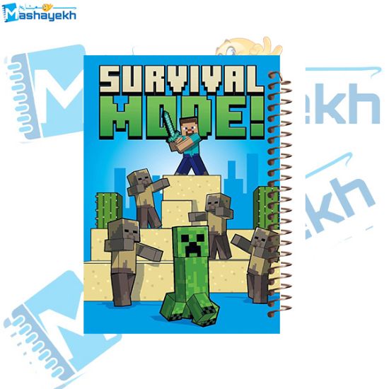 تصویر  دفتر مشق 160 برگ مشایخ طرح ماینکرافت (MINECRAFT) کد XN318