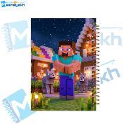 تصویر  دفتر لغت معنی فارسی 100 برگ مشایخ طرح ماینکرافت (MINECRAFT) کد VLF832