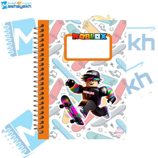 تصویر  دفتر زبان 60 برگ مشایخ طرح روبلاکس (ROBLOX) کد MLA870