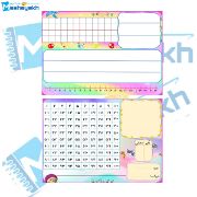 تصویر  پوستر آموزشی مشایخ طرح جدول اعداد و محور کد K872 بسته 2 عددی