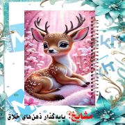 تصویر  دفتر طراحی و اسکرپ بوک 40 برگ مشایخ طرح قاب عکس کد DSC952