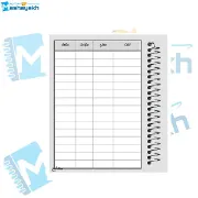 تصویر  دفتر لغت معنی فارسی 100 برگ مشایخ طرح ماینکرافت (MINECRAFT) کد VLF835