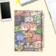 تصویر دفتر مشق ۶۰ برگ مشایخ طرح ماینکرافت