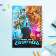 تصویر  دفتر نقاشی 60 برگ مشایخ طرح ماینکرافت ( MINECRAFT ) کد DC132 