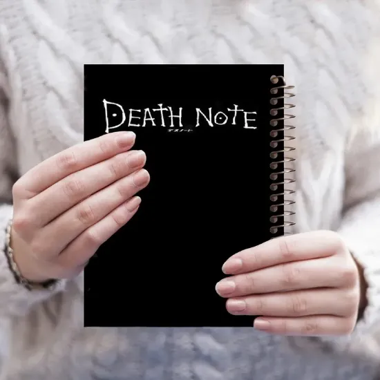 دفتر طراحی و اسکرپ‌بوک ۴۰ برگ مشایخ طرح دث نوت (DEATHNOTE) مدل انیمه کد PSC105