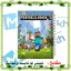 دفتر مشق ۱۰۰ برگ مشایخ طرح ماینکرافت مدل استیو و گرگ (Minecraft) با جلد طلقی و فنر مارپیچ مقاوم
