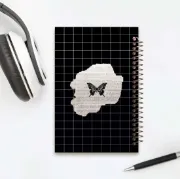 تصویر  دفتر یادداشت 100 برگ مشایخ طرح پروانه وینتیج کد VB111