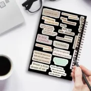 دفتر مشق ۲۰۰ برگ مشایخ طرح وینتیج کد WN114