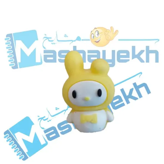 سرمدادی سیلیکونی طرح مای ملودی صورتی فانتزی روی میز تحریر