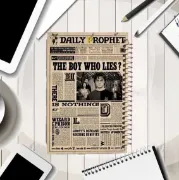 تصویر  دفتر یادداشت رنگی 60 برگ مشایخ طرح هری پاتر کد DBR134