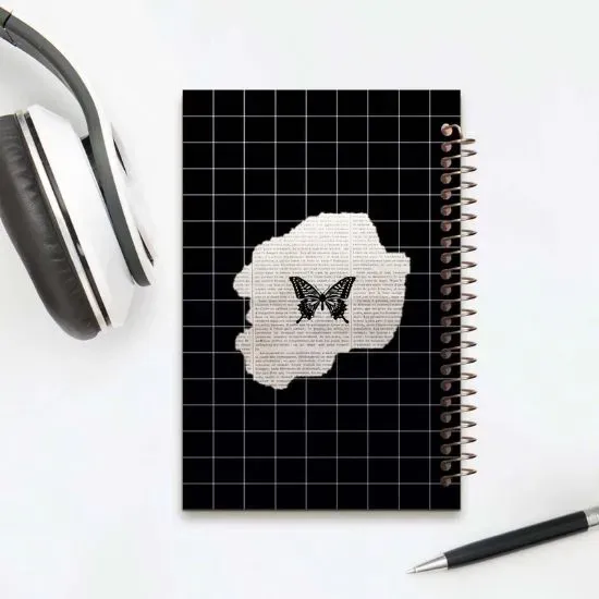 دفترچه یادداشت رنگی ۶۰ برگ مشایخ طرح وینتیج کد DBR679