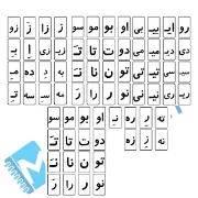 پوستر آموزشی ترکیب نشانه‌ها مشایخ بسته ۵ عددی کد K863