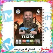 دفتر مشق 100 برگ مشایخ طرح ارلینگ هالند مدل توپچی