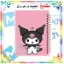 دفتر مشق 100 برگ مشایخ طرح کرومی (KUROMI)، جلد کارتونی و جذاب 🎀✨