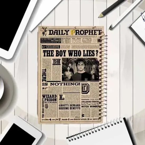 دفتر مشق 160 برگ مشایخ طرح هری پاتر (HARRY POTTER) کد XN134