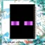 دفتر مشق ۶۰ برگ مشایخ با چاپ رنگی طرح ماینکرافت مدل اندرمن (Minecraft Enderman) با جلد طلقی و حاشیه‌های رنگی