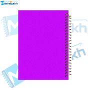 تصویر  دفتر مشق حاشیه رنگی 60 برگ مشایخ طرح ساده رنگی کد MNR432 