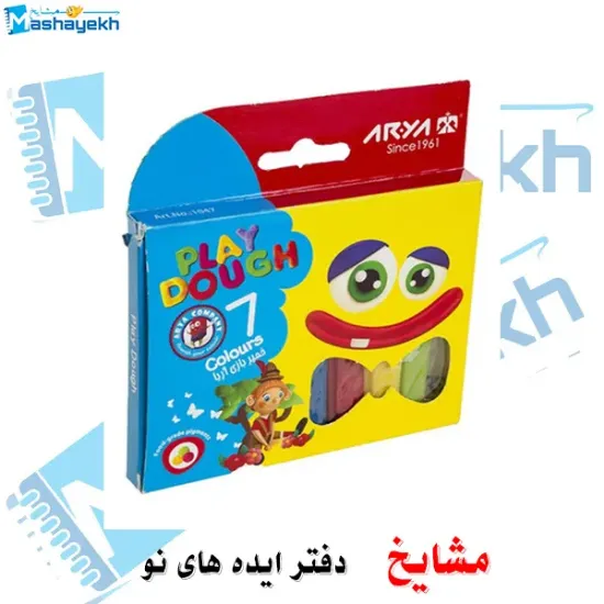 «خمیر بازی رنگی آریا مناسب کودکان و ساخت اشکال خلاقانه»