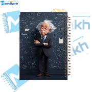 تصویر  دفتر مشق 160 برگ مشایخ طرح انیشتین کد XN258