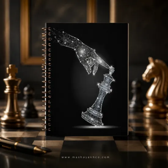 دفتر ثبت حرکات شطرنج ۶۰ برگ مشایخ کد CHESS04