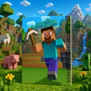تصویر  دفتر مشق 60 برگ مشایخ طرح ماینکرافت (MINECRAFT) مدل کد MN568