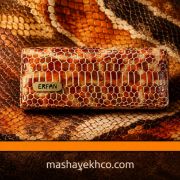 جامدادی تک زیپ عرفان مدل پوست ماری با طراحی شیک و جمع‌وجور، مناسب مدرسه و استفاده روزمره