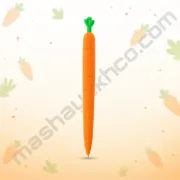تصویر  مداد نوکی 0.5 میلی متری مدل هویج