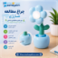 تصویر  چراغ مطالعه شارژی طرح گل کد CS329 (آبی)
